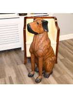 Life Size Wooden Dog